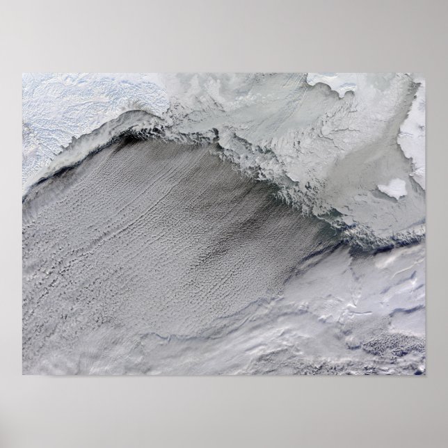 Isgator och molngator i Bering Sea Poster (Framsidan)