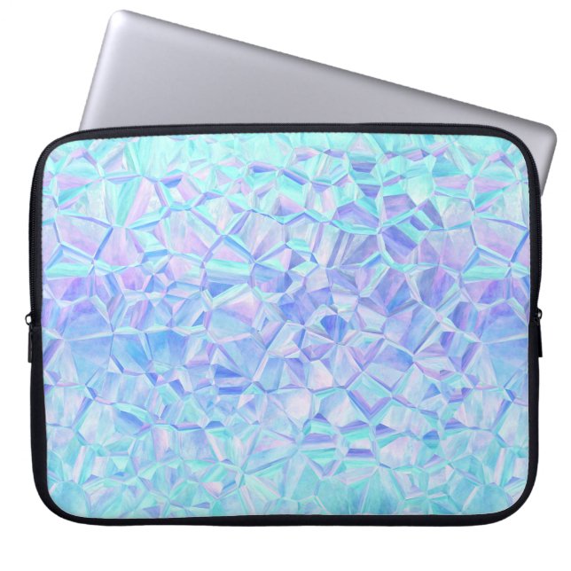 isglänsande iridiscens : laptop fodral (Framsidan)