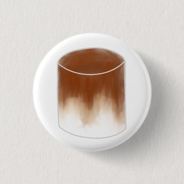Isglass Dalgona Vispad Kaffegåva Knapp (Framsida)