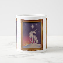 Isglass Enhörning Jätte Mug