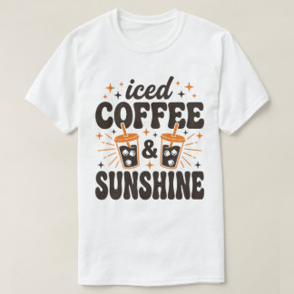 isglass kaffe solsken sommar vibbar  t shirt