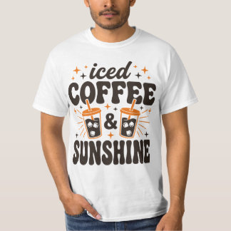 isglass kaffe solsken sommar vibbar  t shirt