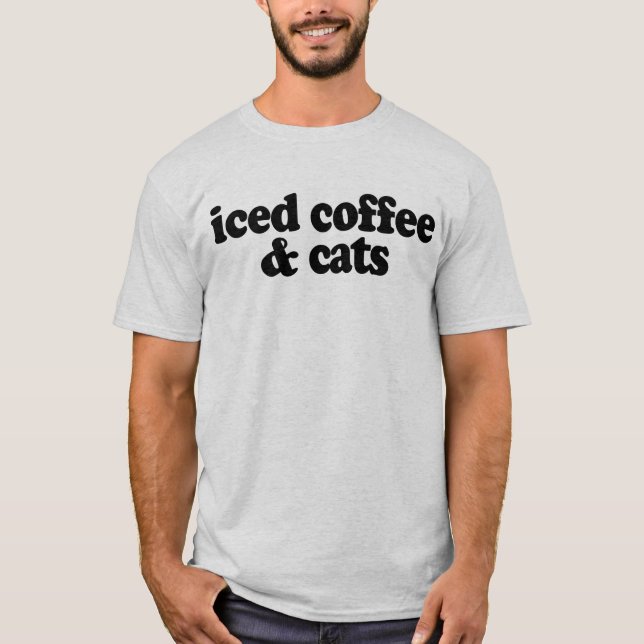 isglass och katter t shirt (Framsida)