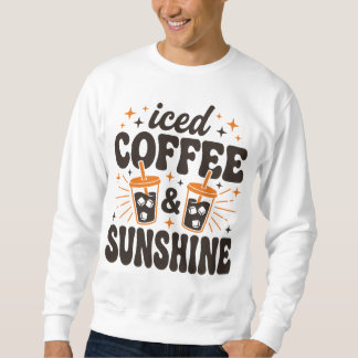 isglasskaffe solsken sommar vibbar  lång ärmad tröja