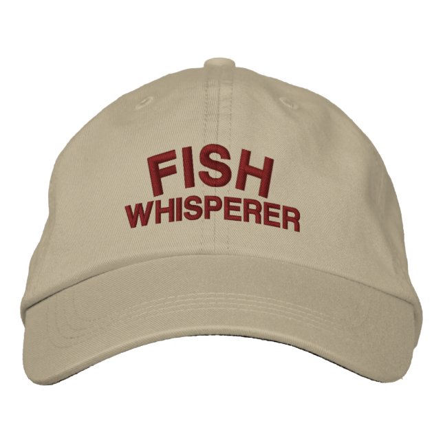 ish Whisperer Dad Hat - Custom Embroidered Cap Broderad Keps (Framsida)