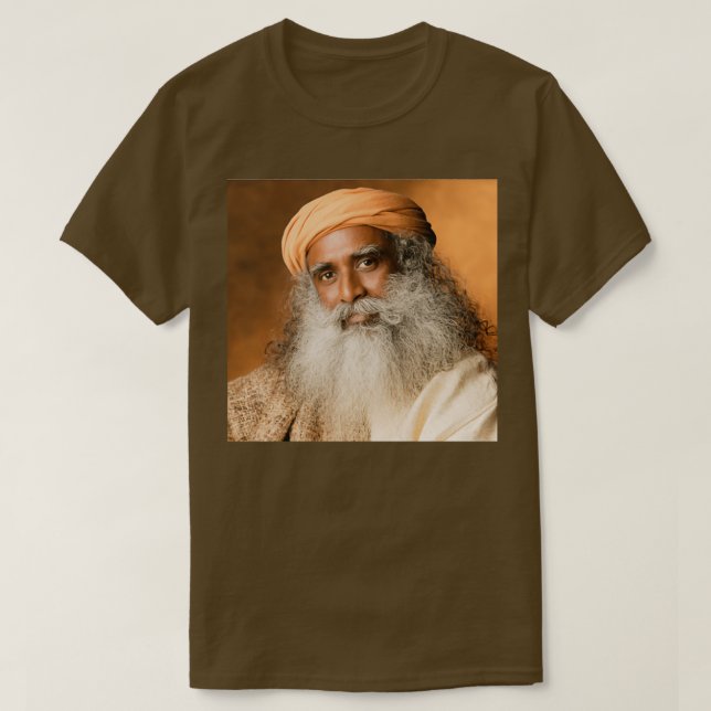 Isha Yoga Founder Sadhguru T Shirt (Design framsida)