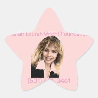 ishah laurah wright Foundation Stjärnformat Klistermärke
