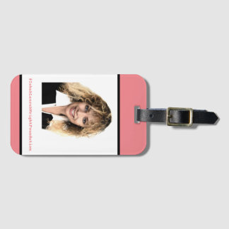 #IshahLaurahWrightFoundation med CelebPic Bagagebricka