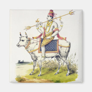 Ishana eller Shiva som inristas av C. de Motte Magnet