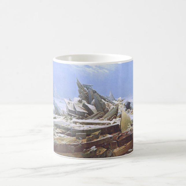 Ishavet (av Caspar David Friedrich) Kaffemugg (Center)
