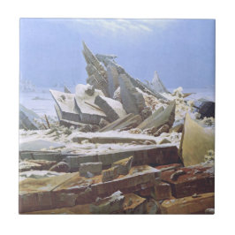 Ishavet (av Caspar David Friedrich) Kakelplatta