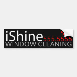 iShine. Städning befordrings- för fönsterlokalvård Bildekal