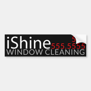 iShine. Städning befordrings- för fönsterlokalvård Bildekal