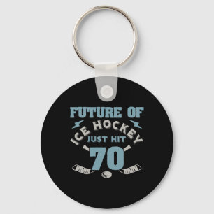 Ishockey 70-årsjubileum Future Player Puck Sport Nyckelring