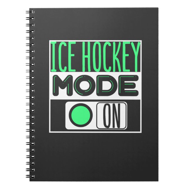 Ishockey Anteckningsbok (Framsidan)