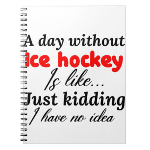 ishockey anteckningsbok