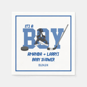 Ishockey Baby Shower Pappersservett