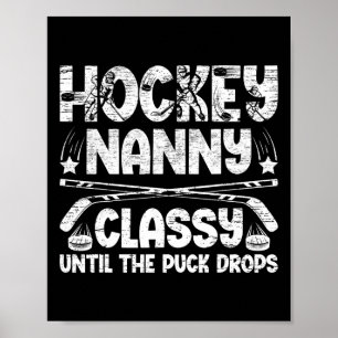 Ishockey Barnskötare Mormor Rolig Barnskötare Till Poster