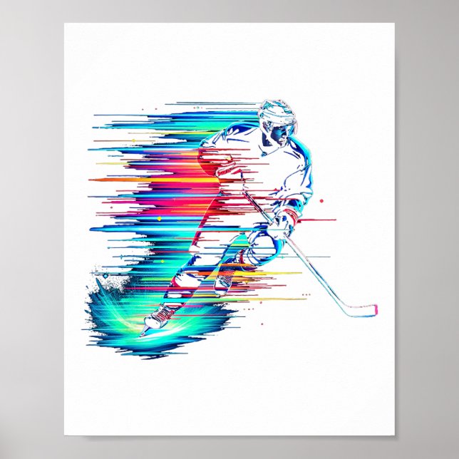 Ishockey Dynamisk  Poster (Framsidan)