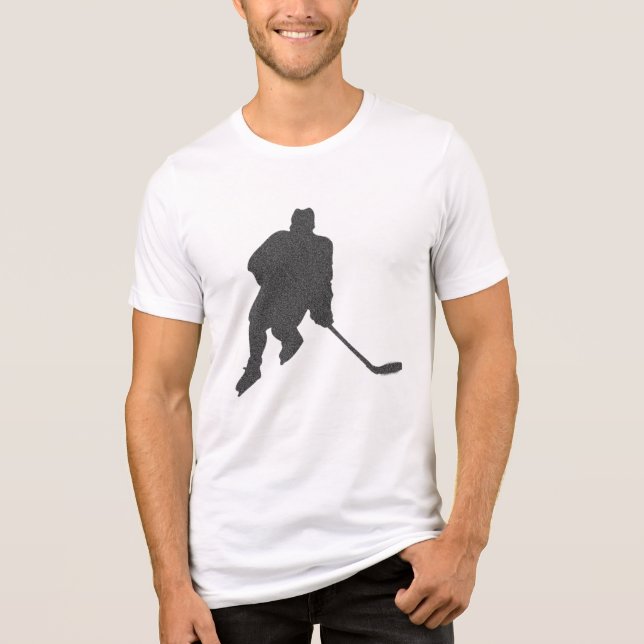 ishockey-fläkt, toner t-shirt-design med två ton t shirt (Framsida)