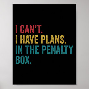 Ishockey Jag Har Planer I Straffelådan Roligt Poster