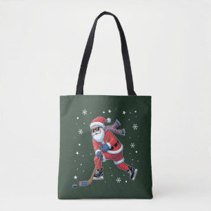 Ishockey jul tomte spelar issportslag tygkasse