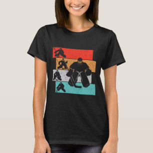 Ishockey Målvakt Hockeyspelare Barn Pojkar Ungdom T Shirt