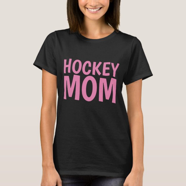 ISHOCKEY MAMMA T-SHIRTAR T SHIRT (Framsida)