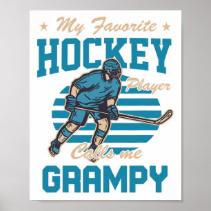 Ishockey Min favorit hockeyspelare kallar mig Gram Poster