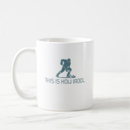 ishockey mugg-utformning för vintersporthockey kaffemugg