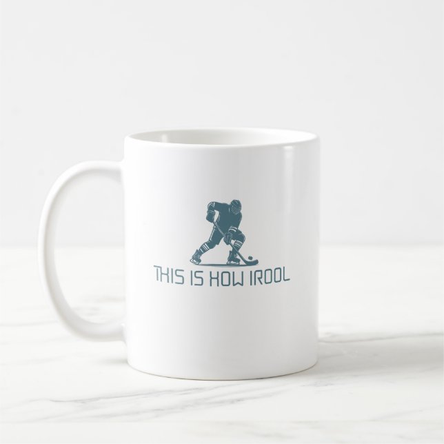 ishockey mugg-utformning för vintersporthockey kaffemugg (Vänster)