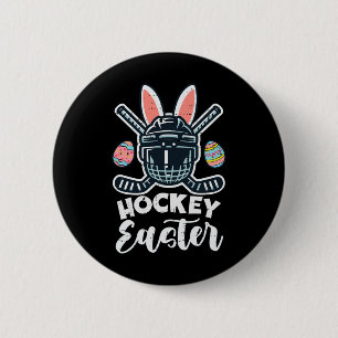 Ishockey Påsk Hjälm Puck Sport Män Pojkar Barn Knapp