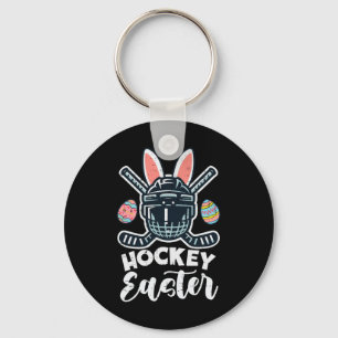 Ishockey Påsk Hjälm Puck Sport Män Pojkar Barn Nyckelring