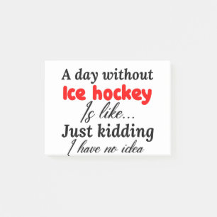 ishockey post-it block