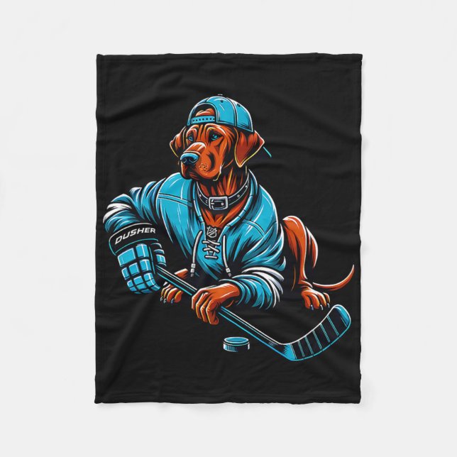 Ishockey Rodesian Ridgeway Dusher Hockeyanda  Fleecefilt (Framsidan)