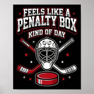 Ishockey Roligt Känns Som Ett Strafflåda Slags Poster