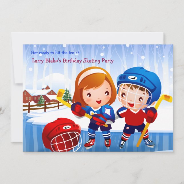 Ishockey Tots inbjudan (Framsida)