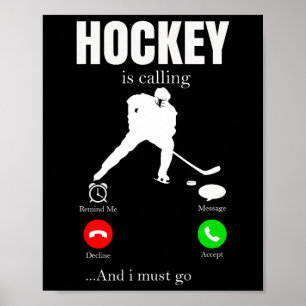 Ishockey Ungdom Kvinnor Puck Hockeyspelare Spelare Poster