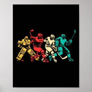 Ishockey Vintage Poster