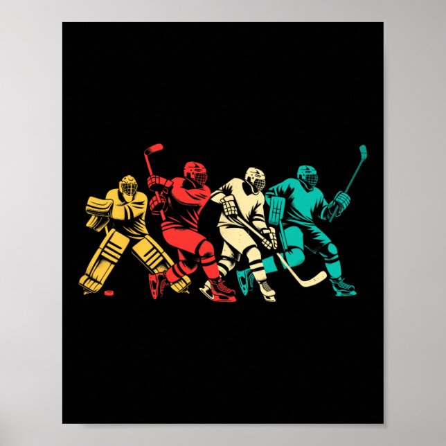 Ishockey Vintage  Poster (Framsidan)