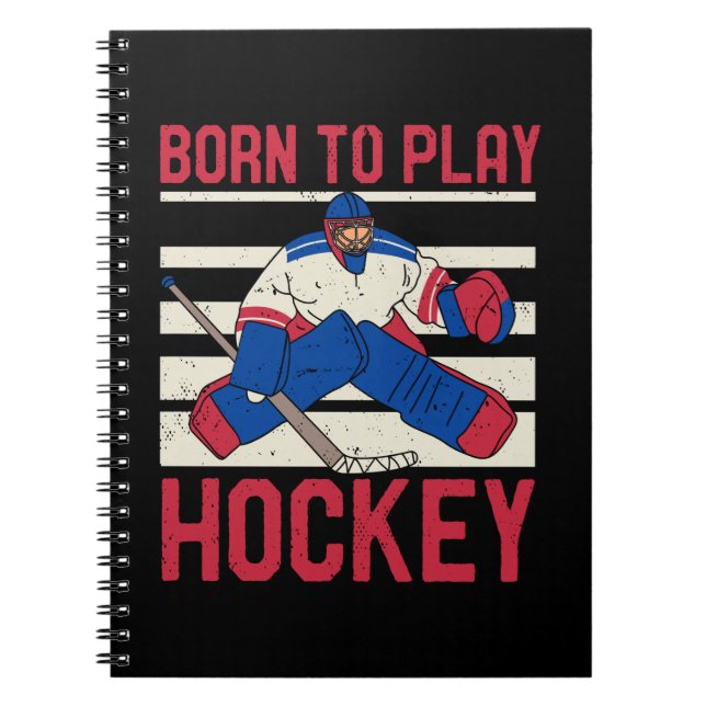 Ishockey Vintersporter Anteckningsbok (Framsidan)