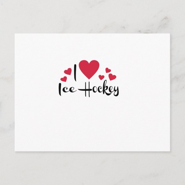 ishockey vykort (Framsida)