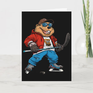 Ishockeybäver kort