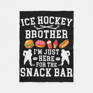 Ishockeybror Snack Byr Ishockeyspelare Bro Fleecefilt