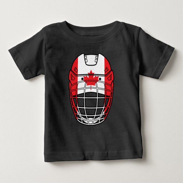 Ishockeyhjälm - Kanada T Shirt (Framsida)