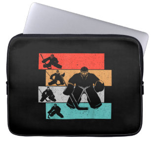 Ishockeymålvakt Hockeyspelare Laptop Fodral