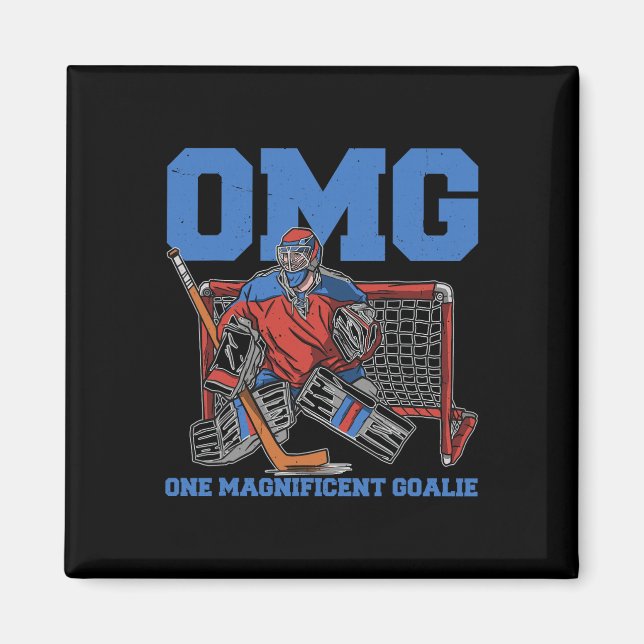 Ishockeymålvakt Magnet (Framsidan)