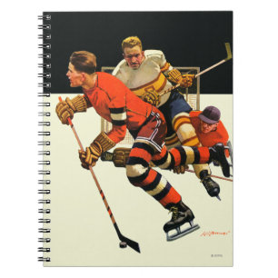 Ishockeymatch Anteckningsbok