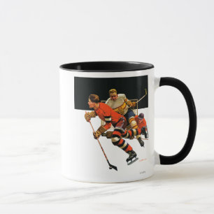 Ishockeymatch Mugg