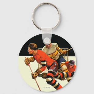 Ishockeymatch Nyckelring